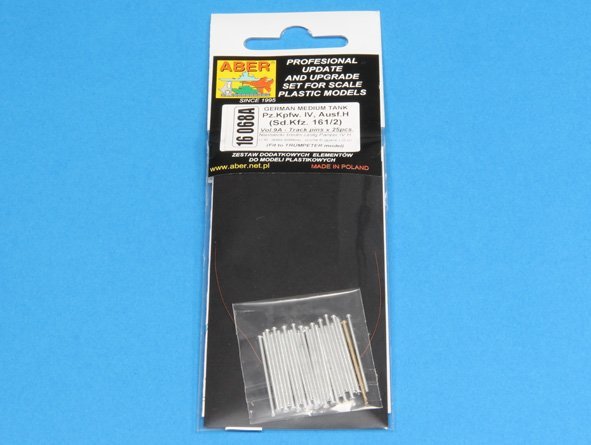 Aber 16068A Panzer IV track link pins x 25 pcs. 1/16 – immagine 8