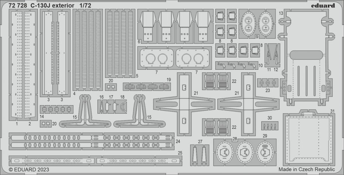 Eduard BIG72173 C-130J PART I ZVEZDA 1/72 – imagen 3
