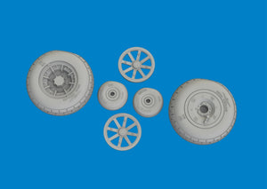 Eduard 6481136 P-40N wheels block tread EDUARD 1/48