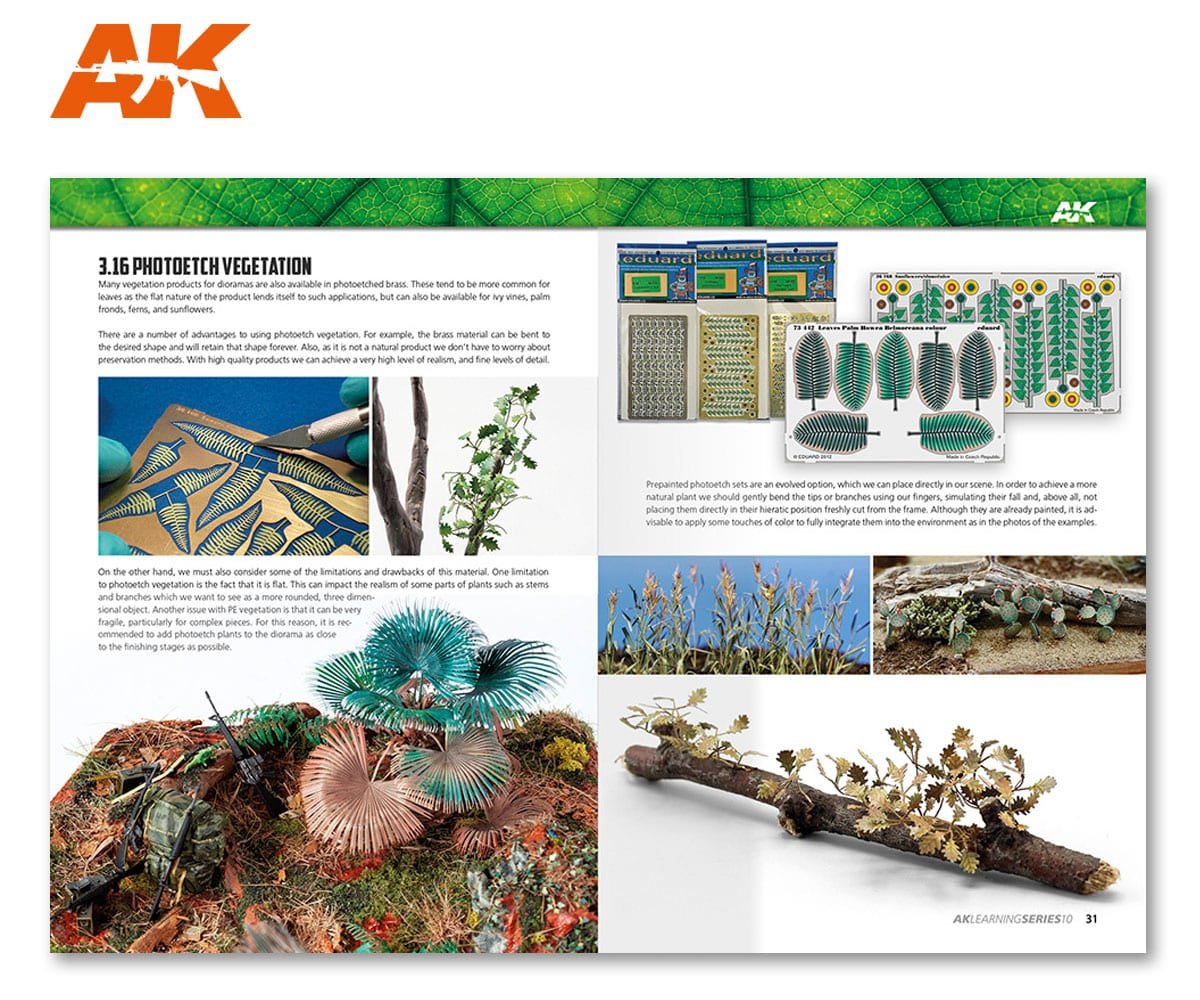 AK Interactive AK295 AK LEARNING 10: MASTERING VEGETATION IN MODELING – immagine 8