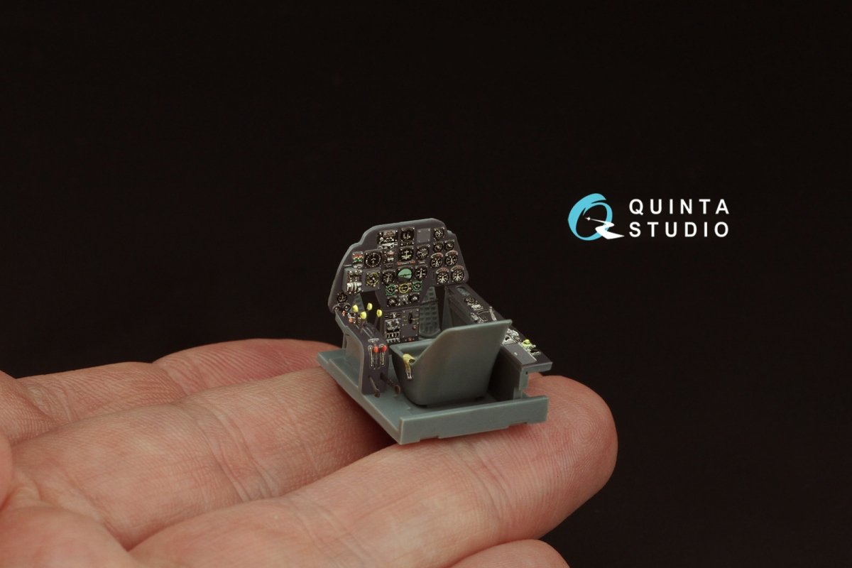 Quinta Studio QD48311 Bf 110C/D 3D-Printed &amp;amp; coloured Interior on decal paper (Eduard) 1/48 – imagen 12