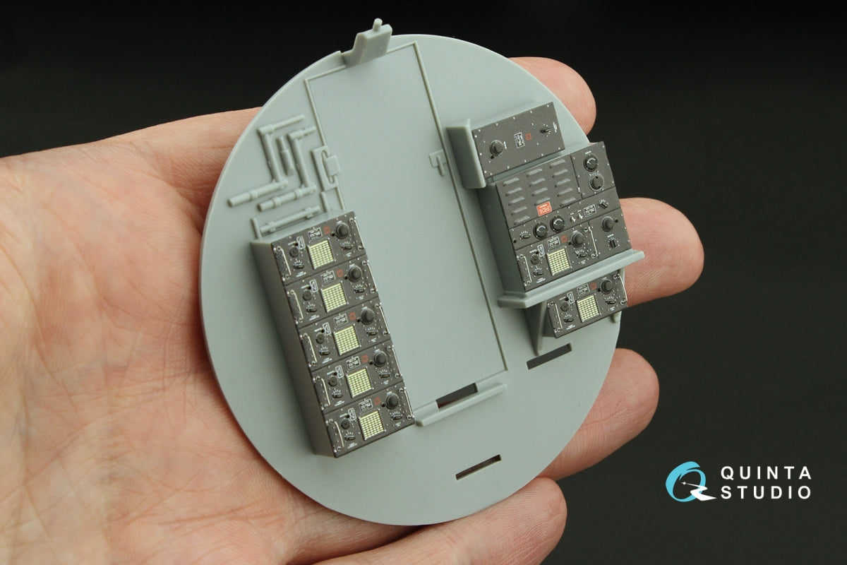 Quinta Studio QD32224 Boeing B-17G Radio operator&amp;#39;s compartment. 3D-Printed coloured Interior on decal paper (HK models) 1/32 – Bild 7