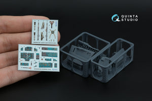 Quinta Studio QD+48558 MiG-25RB/MiG-25RBT 3D-Printed &amp;amp; coloured Interior on decal paper (ICM) (with 3D-printed resin parts) 1/48 – Bild 2