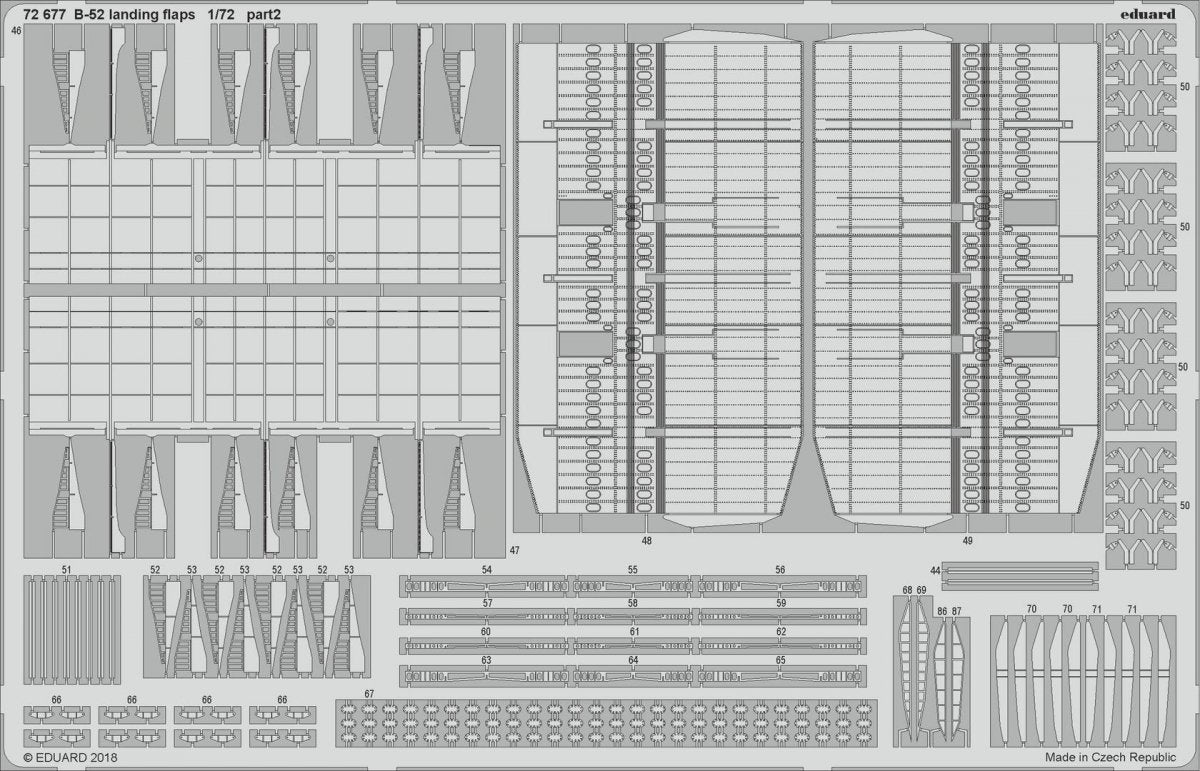 Eduard 72677 B-52 landing flaps 1/72 MODELCOLLECT – image 3