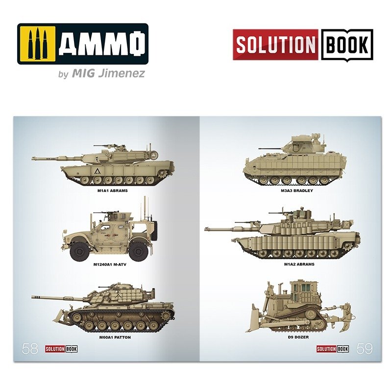 Ammo of Mig 6512 How to Paint Modern US Military Sand Scheme SOLUTION BOOK – zdjęcie 2