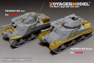 Voyager Model PE35843 WWII British Grant Medium Tank basic For TAKOM 2086 1/35 – immagine 2