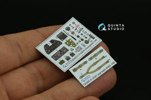 Quinta Studio QD48317 P-40E/K 3D-Printed &amp;amp; coloured Interior on decal paper (Hasegawa) 1/48 – imagen 5