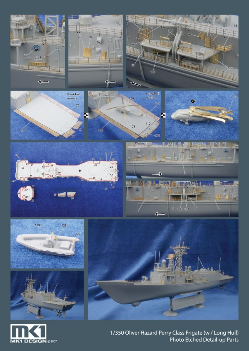 MK1 Design MS-35036 USS Olivier Hazard Detail 1/350 – immagine 4