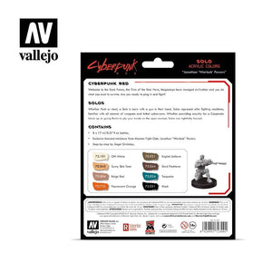Vallejo 72309 Cyberpunk RED Solo Paint Set 8x17ml – zdjęcie 2
