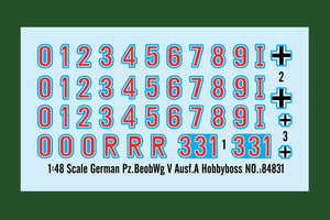Hobby Boss 84831 German PzBeobWg V Ausf.A 1/48 – imagen 3