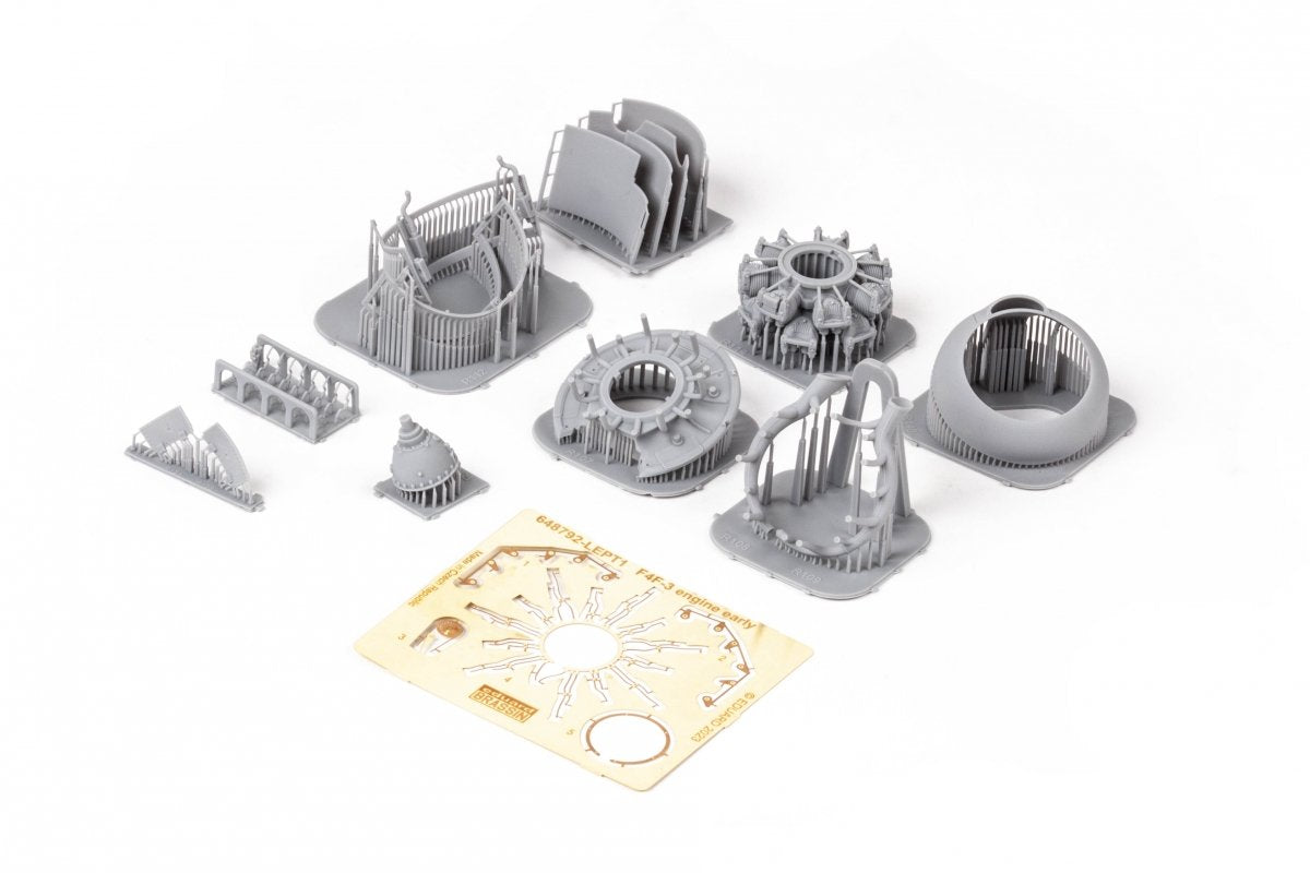 Eduard 648827 F4F-3A engine PRINT EDUARD 1/48 – imagen 3
