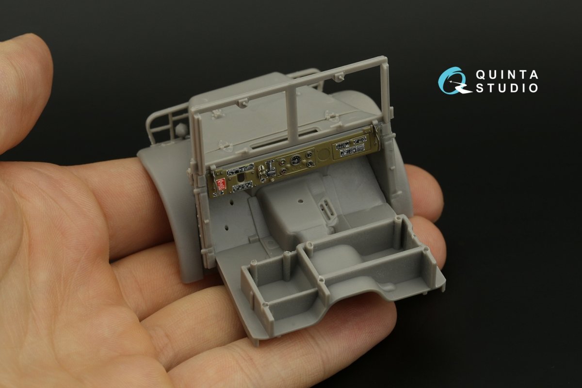 Quinta Studio QD35061 Dodge M37 3D-Printed &amp;amp; coloured Interior on decal paper (Roden) 1/35 – zdjęcie 11