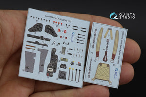 Quinta Studio QD32104 Fiat CR.42 3D-Printed &amp;amp; coloured Interior on decal paper (ICM) 1/32 – Bild 13