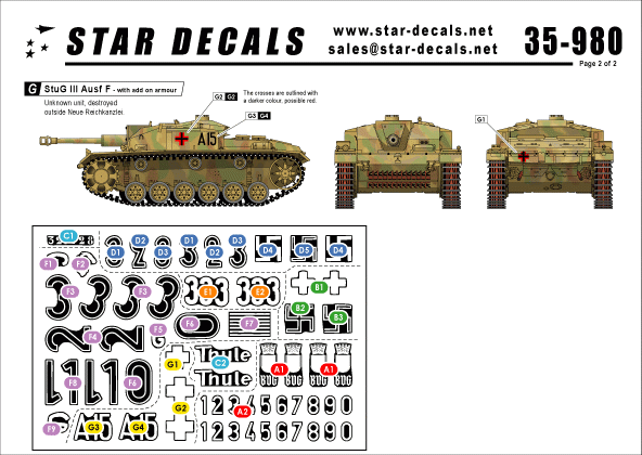 Star Decals 35-980 Berlin 2. Tanks and Trams inside the capital 1/35 – immagine 2