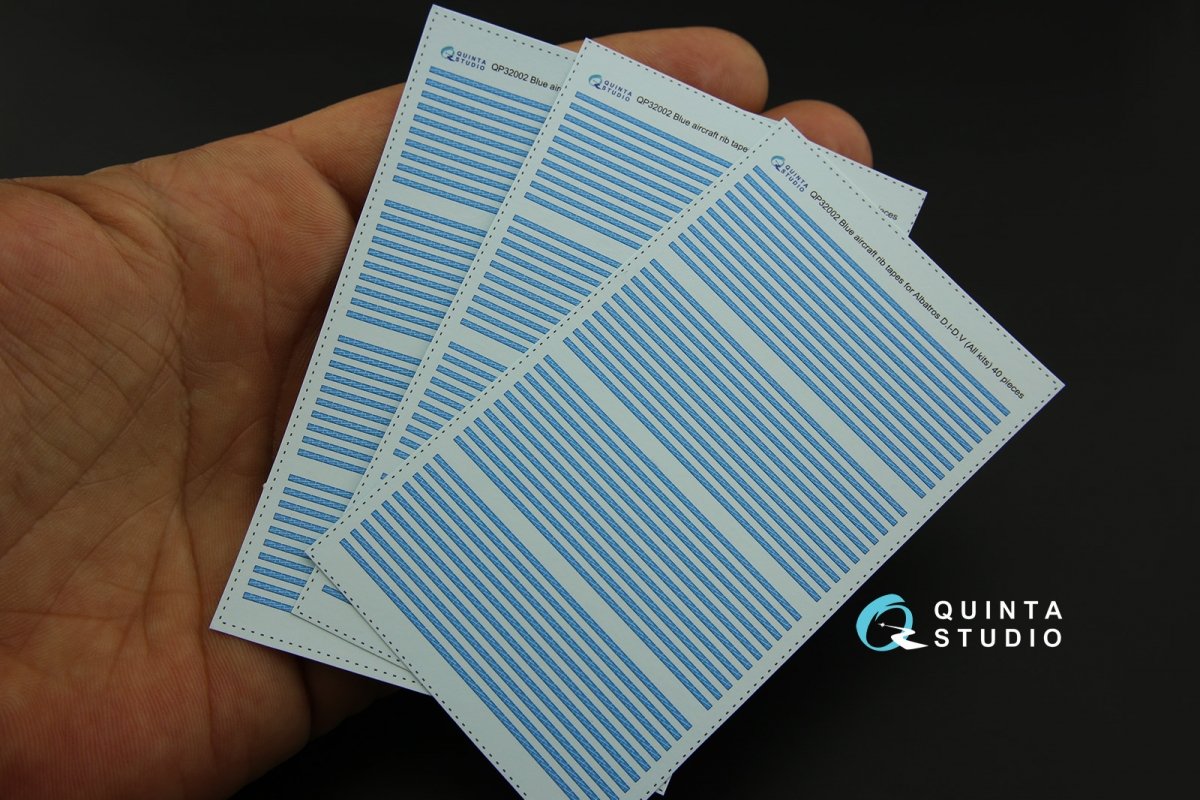 Quinta Studio QP32002 Blue rib tapes Albatros D.I-D.V (for All kit) 1/32 – imagen 2