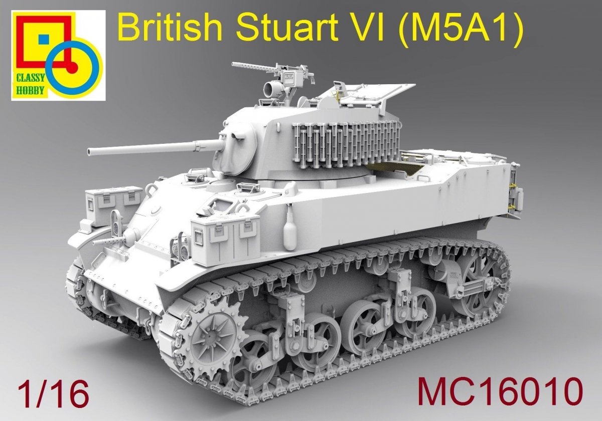 Classy Hobby MC16010 British Stuart VI M5A1 1/16 – Bild 3