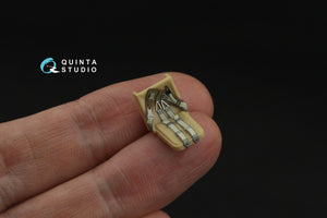 Quinta Studio QR+48096 WWII German fighter seat belts (with metal buckles) (All kits) 1/48 – imagen 7