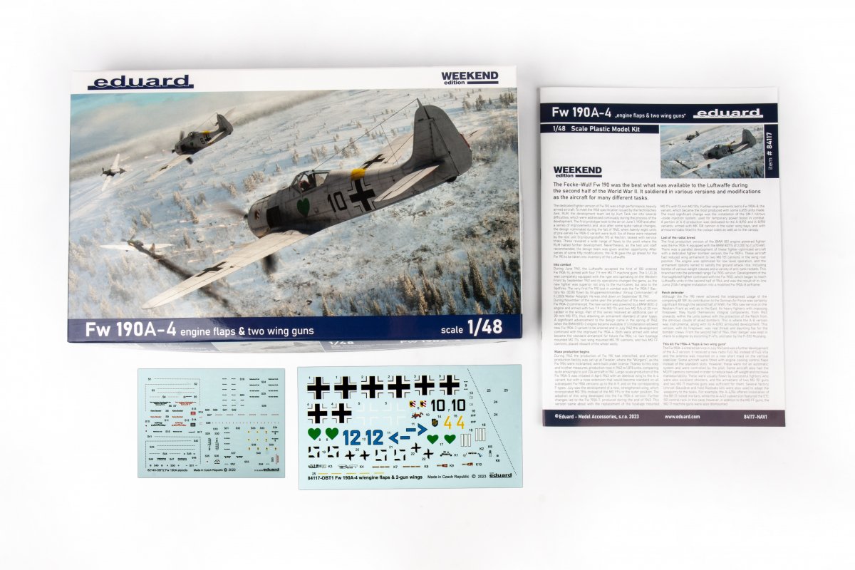 Eduard 84117 Fw 190A-4 w/ engine flaps &amp;amp; 2-gun wings 1/48 – Bild 3
