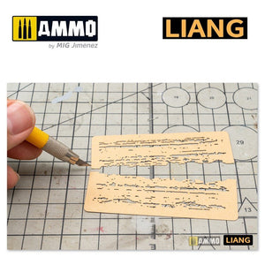Liang 0009 Chipping Effects Airbrush Stencils – Bild 6