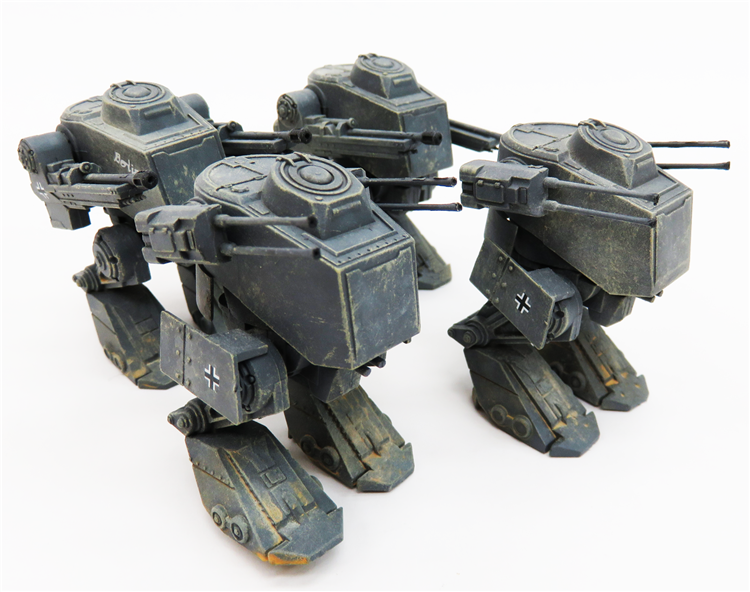 Modelcollect UA72195 Fist of War German WWII Blf-100A light fighting Mech 1/72 – immagine 4
