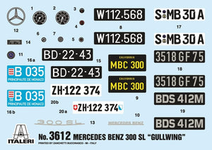 Italeri 3612 Mercedes-Benz 300SL Gullwing 1/16 – immagine 2
