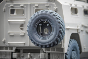 ScaleX WM 35016S GAZ Tiger V2(with shield) Sagged wheel set (for Meng) 1/35