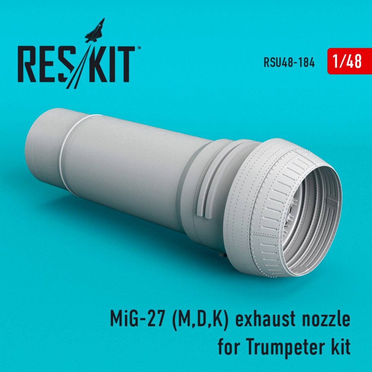 RESKIT RSU48-0184 MIG-27 (M,D,K) EXHAUST NOZZLE FOR TRUMPETER KIT 1/48 – Bild 2