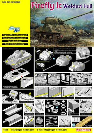 Dragon 6568 Firefly 1c Welded Hull 1/35