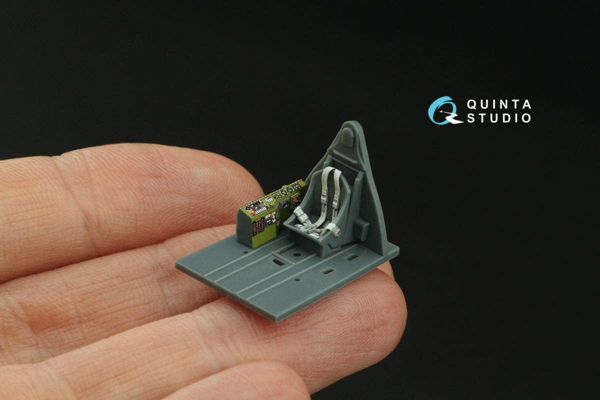 Quinta Studio QD72147 F6F-3 Hellcat 3D-Printed coloured Interior on decal paper (Eduard) 1/72 – immagine 6