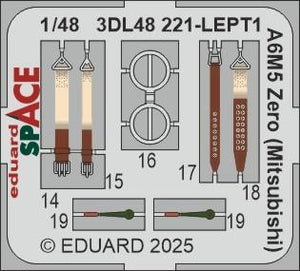 Eduard 3DL48221 A6M5 Zero (Mitsubishi) SPACE FINE MOLDS 1/48 – zdjęcie 4