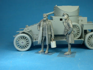 Copper State Models F35-007 British RNAS Armoured Car Division Crewman with a bucket 1/35 – immagine 2