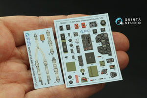 Quinta Studio QD32217 P-40N early 3D-Printed coloured Interior on decal paper (Hasegawa/Eduard) 1/32 – Bild 3