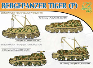 Dragon 7227 BERGEPANZER TIGER (P) 1/72 – immagine 3