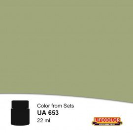 Peinture Lifecolor UA653 Vert camouflage de la marine impériale japonaise, type 21, 22 ml