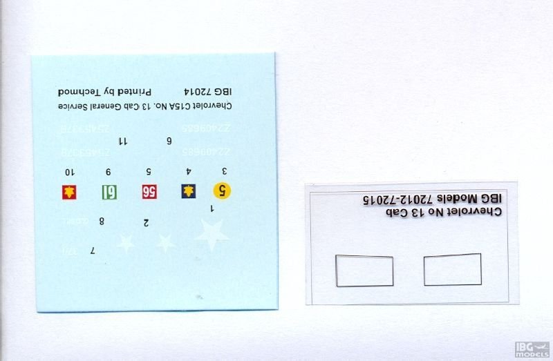 IBG 72014 Chevrolet C15A No.13 Cab General Service 1/72 – immagine 4