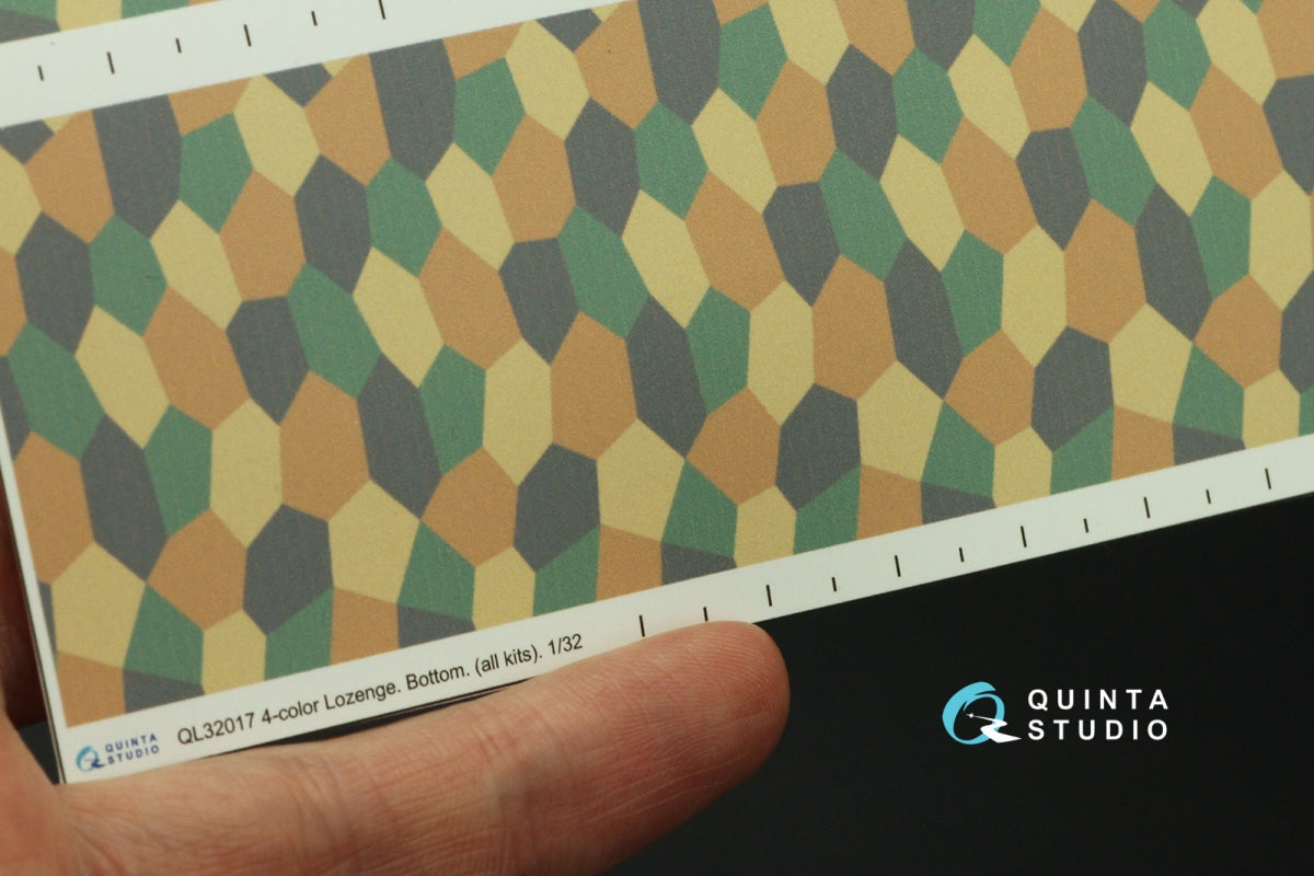 Quinta Studio QL32017 German WWI 4-Colour Lozenge (lower surface) 1/32 – Bild 3