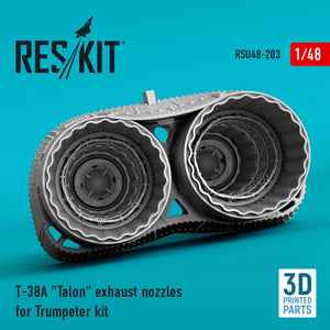 RESKIT RSU48-0203 T-38A &amp;quot;TALON&amp;quot; EXHAUST NOZZLES FOR TRUMPETER KIT (3D PRINTED) 1/48 – Bild 2