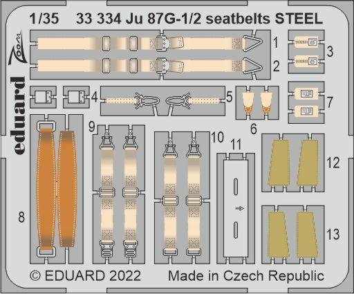 Eduard BIG33146 Ju 87G-1/2 BORDER MODEL 1/35 – zdjęcie 3