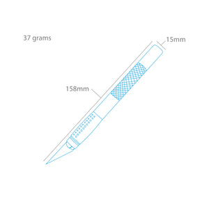 Modelcraft PKN4302 Soft Grip Hobby Knife #2 (125mm) – Bild 2