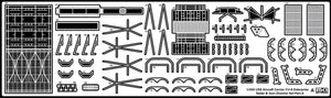 MK1 Design MD-20021 Porte-avions CV-6 Enterprise de l&amp;#39;US Navy - Pièces de détail pour maquette Trumpeter au 1/200 – image 66