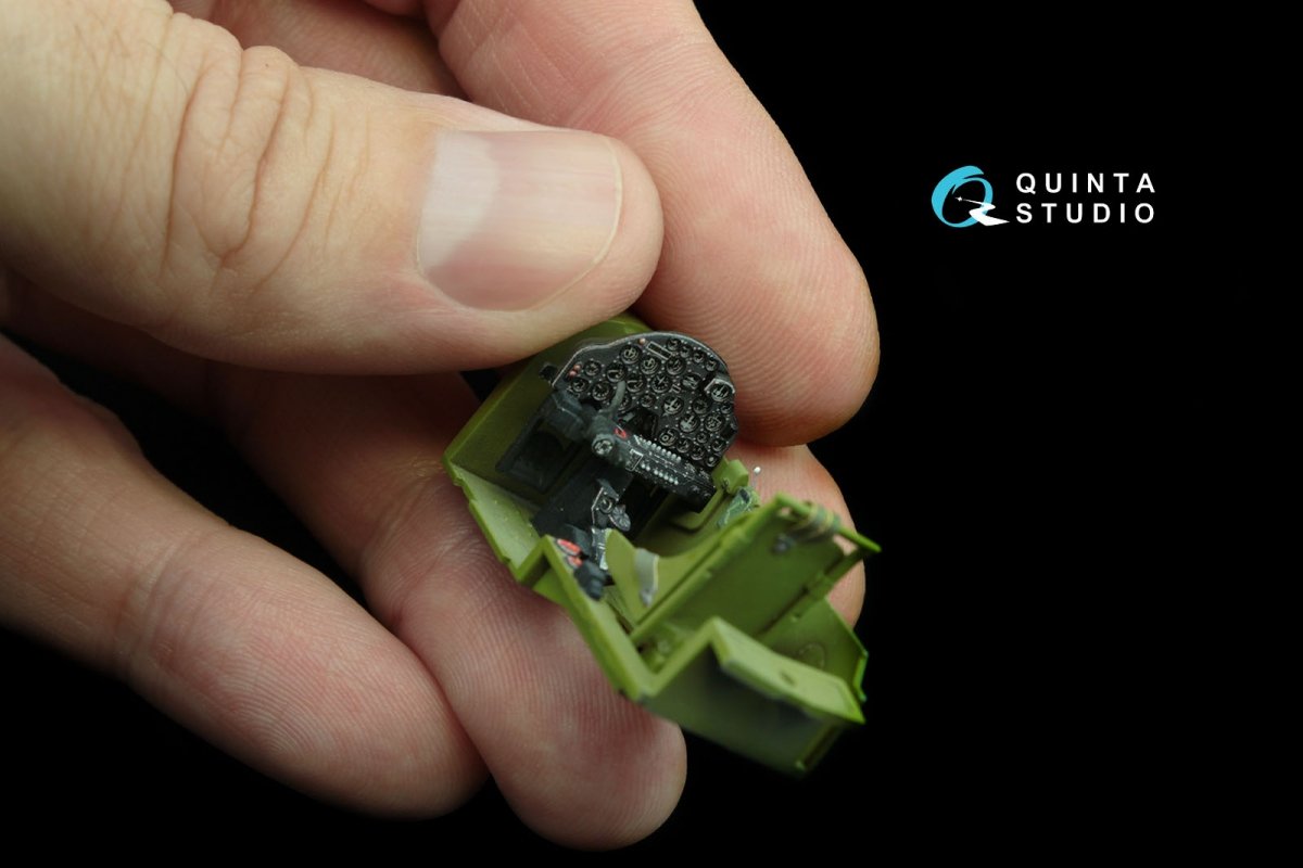 Quinta Studio QD48030 P-38G 3D-Printed &amp;amp; coloured Interior on decal paper (for Tamiya kit) 1/48 – Bild 7