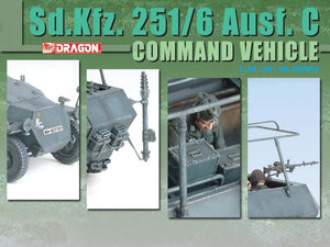 Dragon 6206 Sd.Kfz. 251/6 Ausf. C Command Vehicle 1/35 – image 6