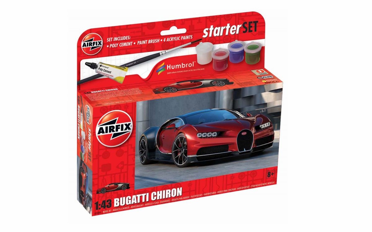 Coffret de démarrage Airfix 55005 Bugatti Chiron 1/43