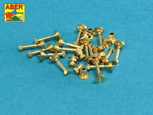Aber 16110 Turned imitation of Hexagonal bolts &amp;amp;amp;amp;amp;amp; nuts 1,6 x 4,0 mm x 15 pcs. And 1,6mm nuts x 10 pcs. 1/16