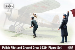 IBG 32006 Polish Pilot and Ground Crew 1939 Figure Set 1/32
