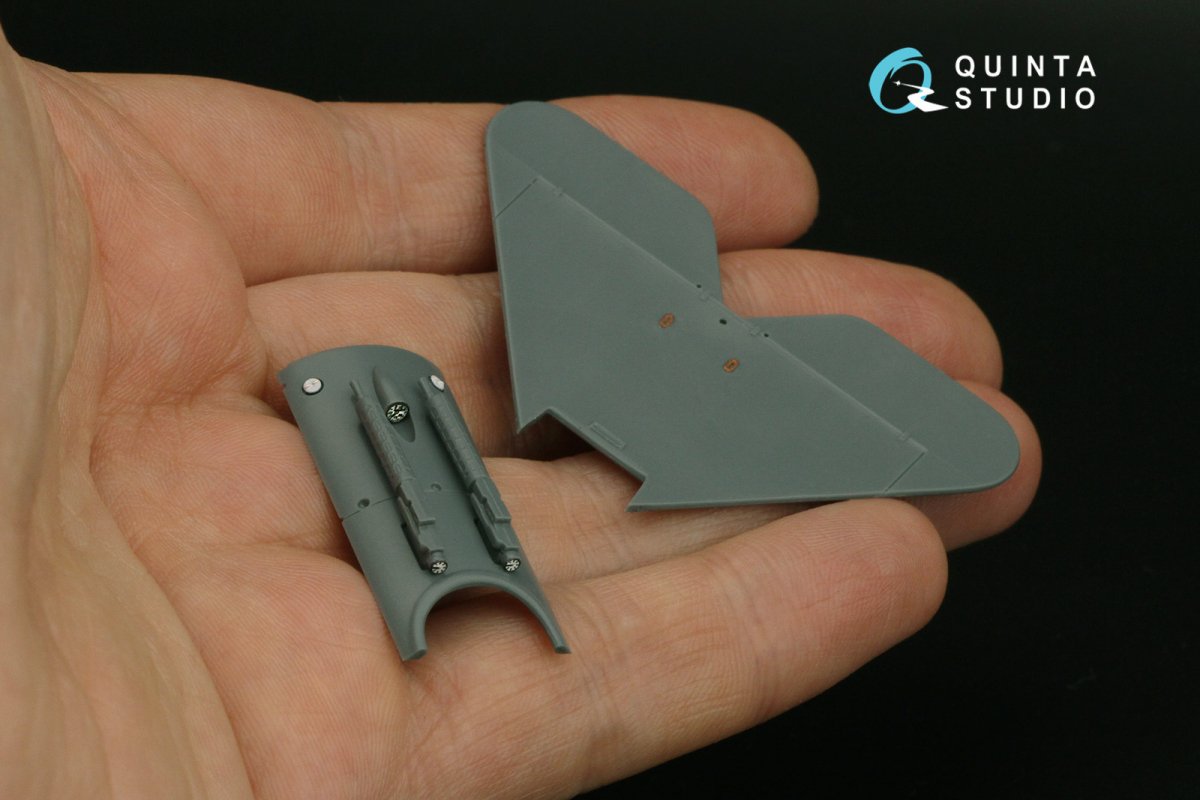 Quinta Studio QD48298 Fokker EV-DVIII 3D-Printed &amp;amp; coloured Interior on decal paper (Eduard) 1/48 – zdjęcie 9