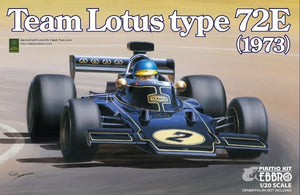 Ebbro 20009 Team Lotus Type 72E 1973 1/20