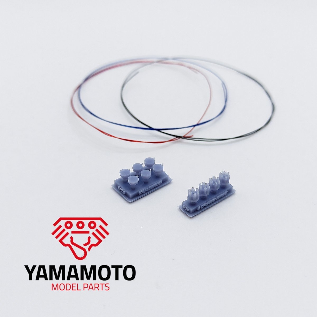 Yamamoto Model Parts YMPTUN71 Zestaw 4 aparatów zapłonowych do 6 cylindrów 1/24 – immagine 2