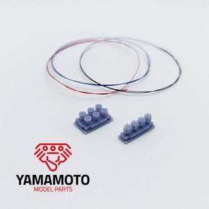 Yamamoto Model Parts YMPTUN71 Zestaw 4 aparatów zapłonowych do 6 cylindrów 1/24 – immagine 2