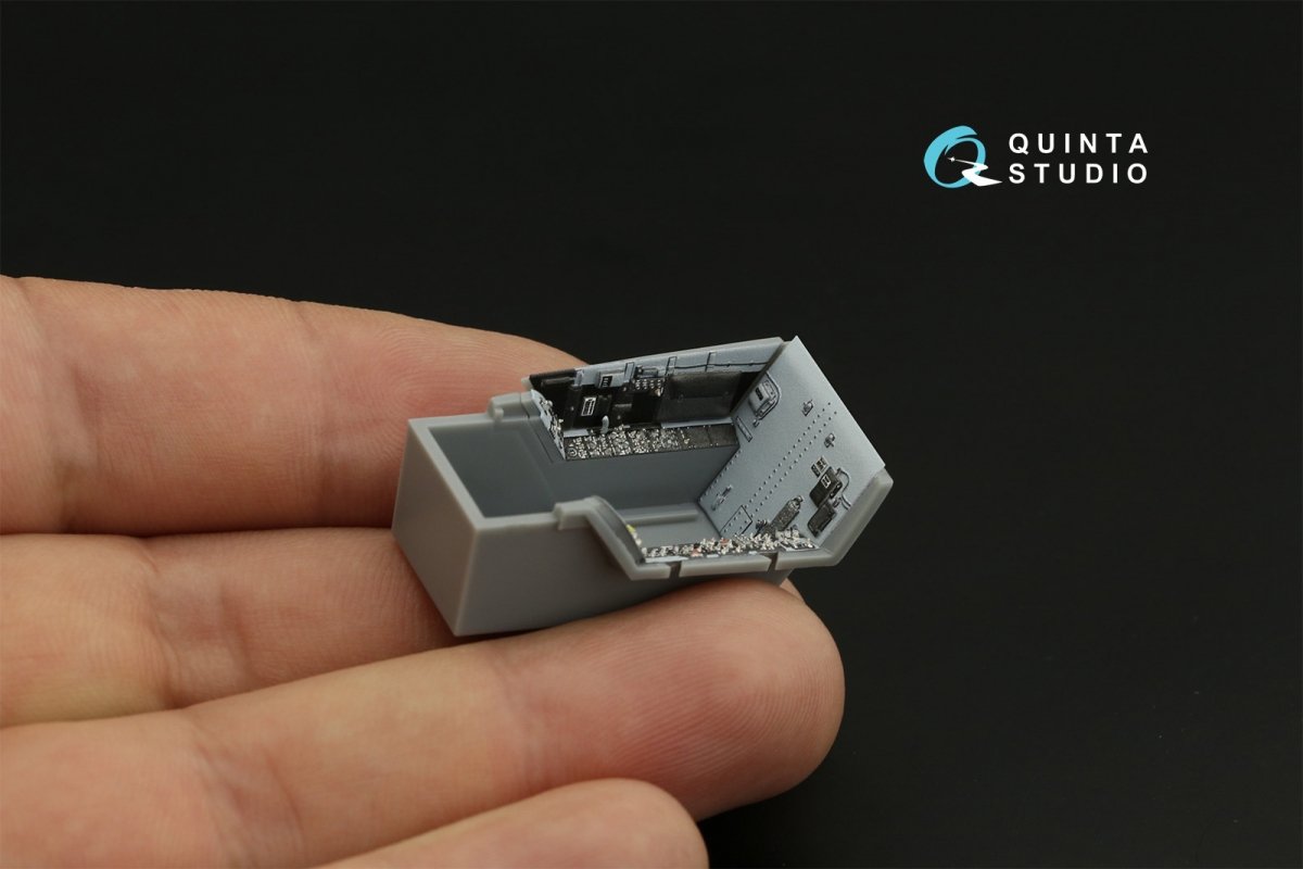 Quinta Studio QD48259 F/A-18E 3D-Printed &amp;amp; coloured Interior on decal paper (HobbyBoss) 1/48 – Bild 7